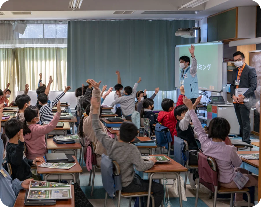 出張教室の様子